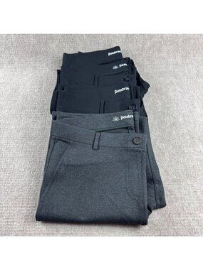 Betabrand 4 Pair Lot 1X Straight Leg Dress Pant Yoga Pants Minimalist Capsule